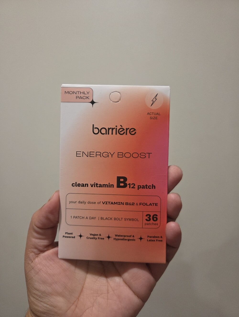 Energy Boost Vitamin B12 Patch
